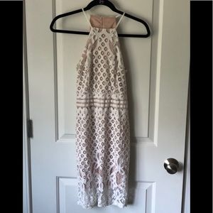 Steal a Kiss White Lace Dress